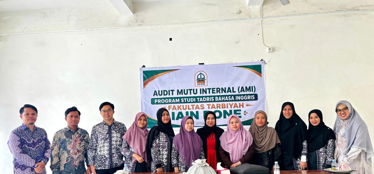 Audit Mutu Internal Program Studi Tadris Bahasa Inggris IAIN Bone Berjalan Lancar